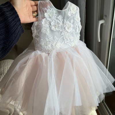 Flower Girl Dress 3D Dress Birthday Dress Baby Dress Lace - Etsy