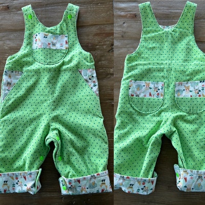 Lil CRITTERS Reversible Romper Pattern Pdf Sewing, Baby Romper Boy Girl ...