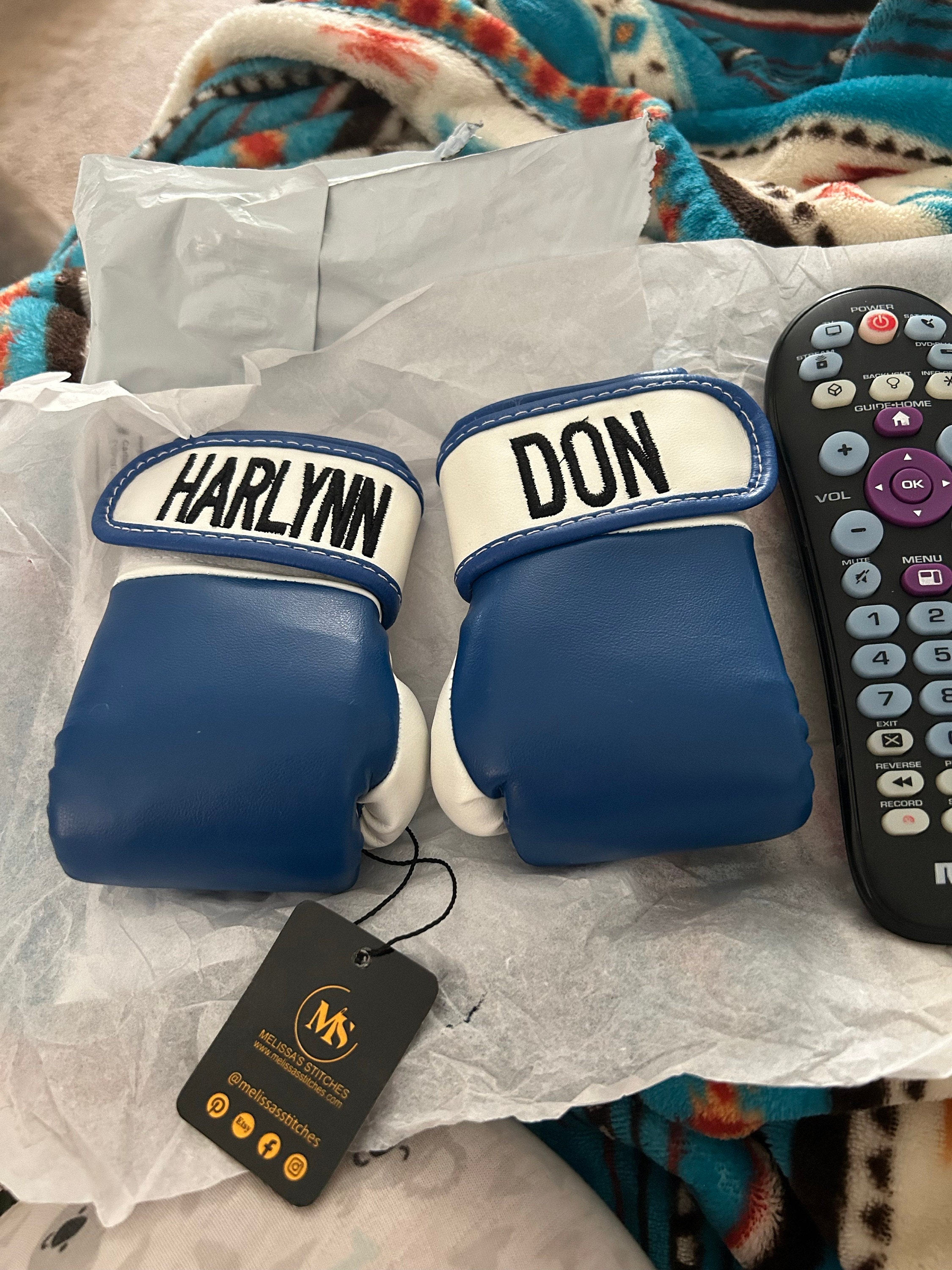 Tiny Warrior's Essential: Personalized Baby Boxing Gloves
