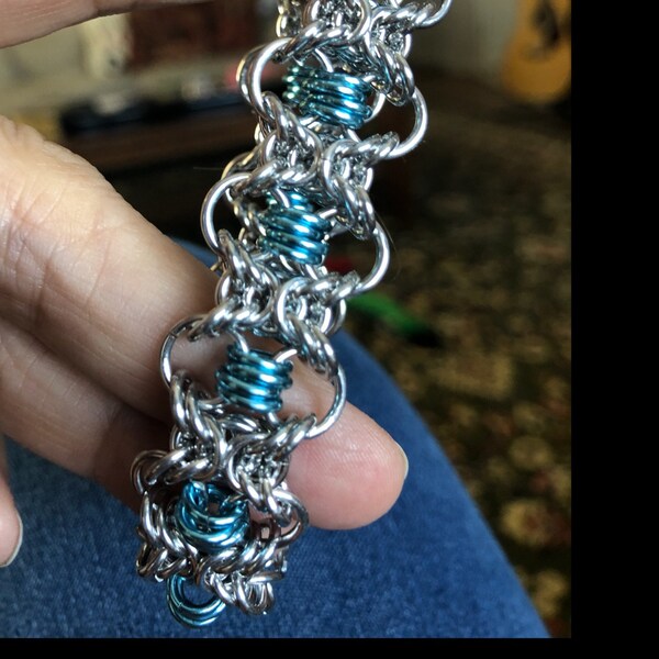 Captured Crystal Chainmaille Tutorial - Etsy