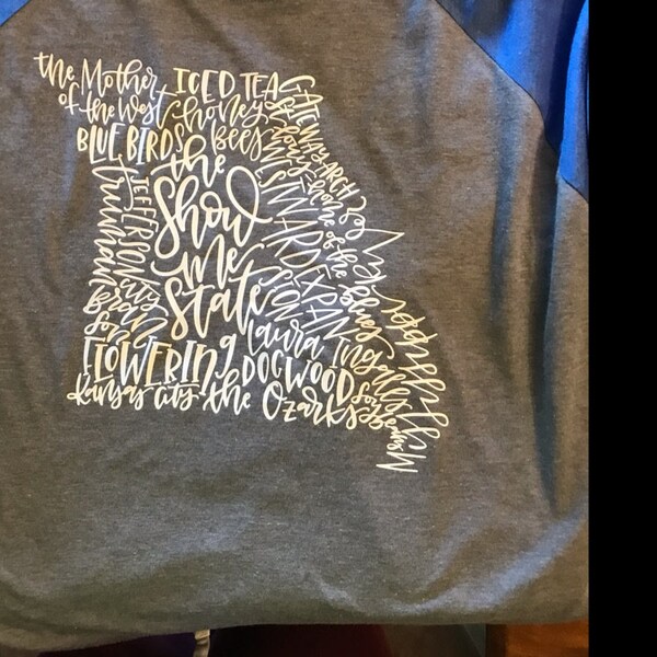 Missouri State SVG, Missouri Word Art Silhouette SVG File, Missouri ...