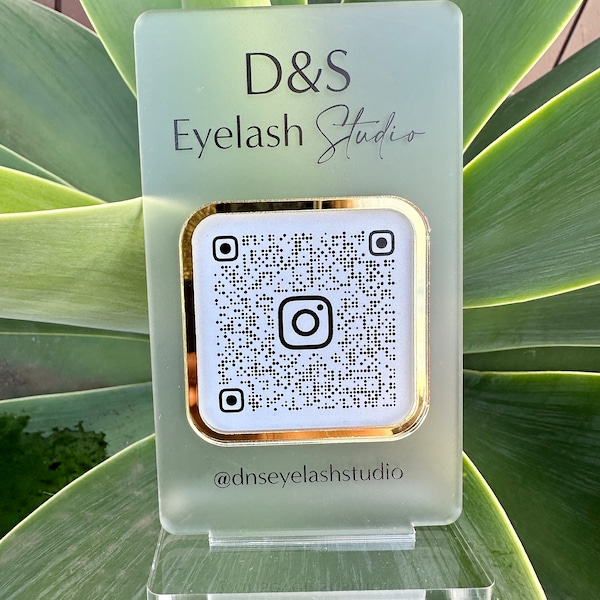 QR Code Sign Mini Stocking Stuffer - Scan to Pay Sign - Social Media ...