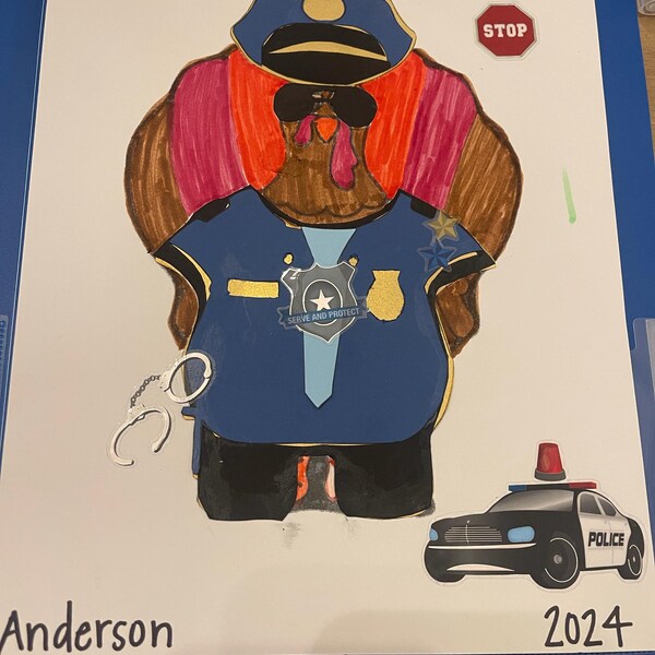 Disguise a Turkey- Blank Ice Cream Disguise Template-resizable! - Etsy