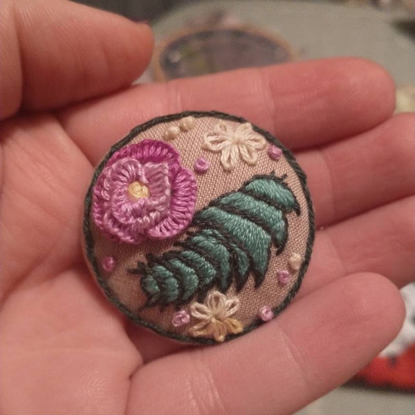 Round Brooch Base for Embroidery Jewelry Making Material, Blank Brooch ...