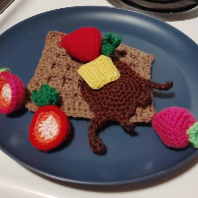 イチゴの半分と丸ごと - PDF かぎ針編みパターン - トゥインキーちゃん