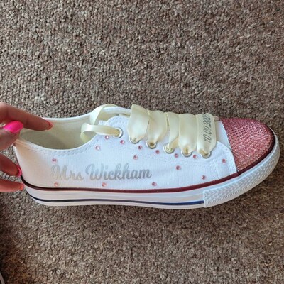 personalised wedding pumps