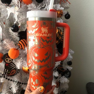 Limited Edition Stanley Quencher H2.0 Tumbler 30oz. Tigerlily Orange IN HAND