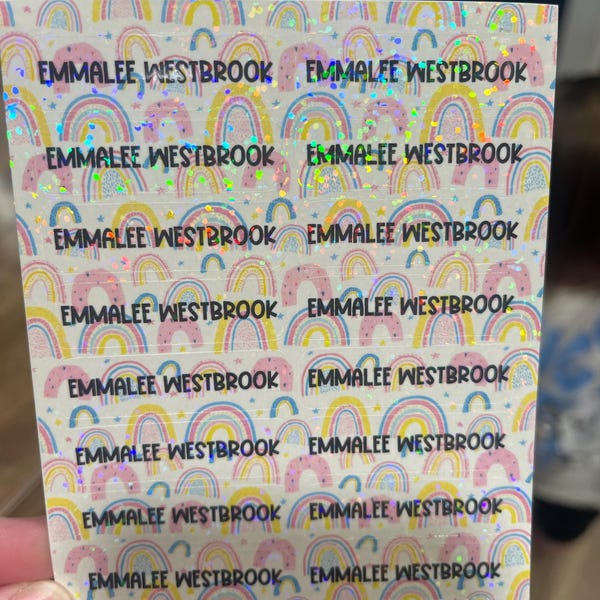 Tth Labels Kids Name Stickers, Daycare Name Labels, Preschool Name Labels ...