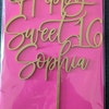 Personalized Wedding Cake Topper / Custom Script Cake Topper for ...