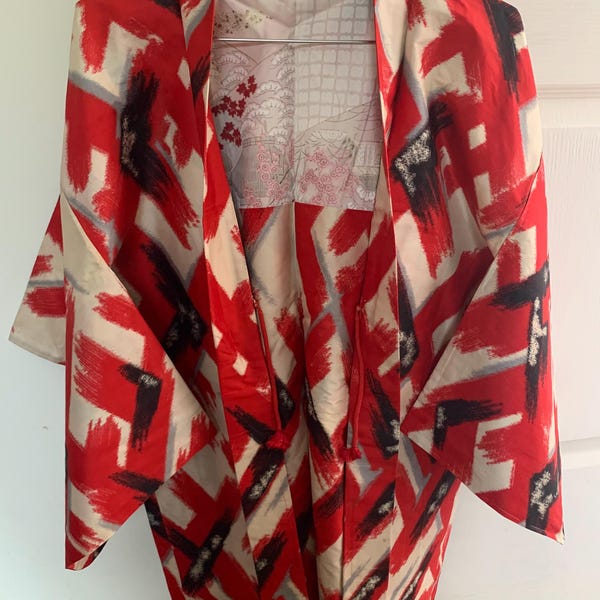Japanese Kimono Silk Robe