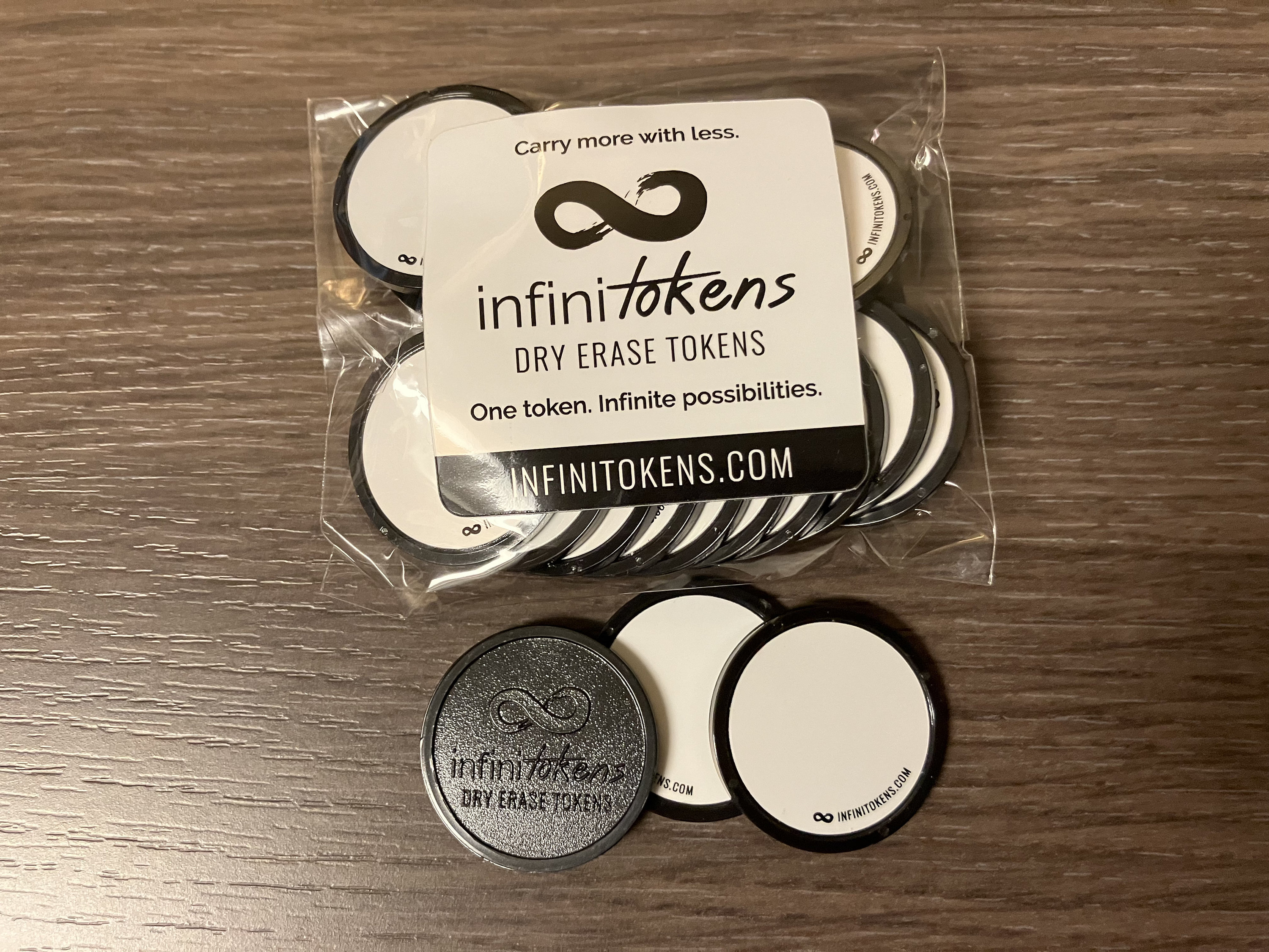 Dry Erase Counters/Tokens/Ability counters - Erasable, Reusable discs for games like Magic the Gathering and RPGs.