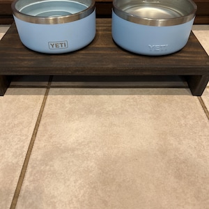 Modern Dog Bowl Stand | Raised Dog Feeding Station | Large Dog Feeder | Small Dog Feeder | Yeti Dog Stand | Elevated Pet Feeder | Senior Dog