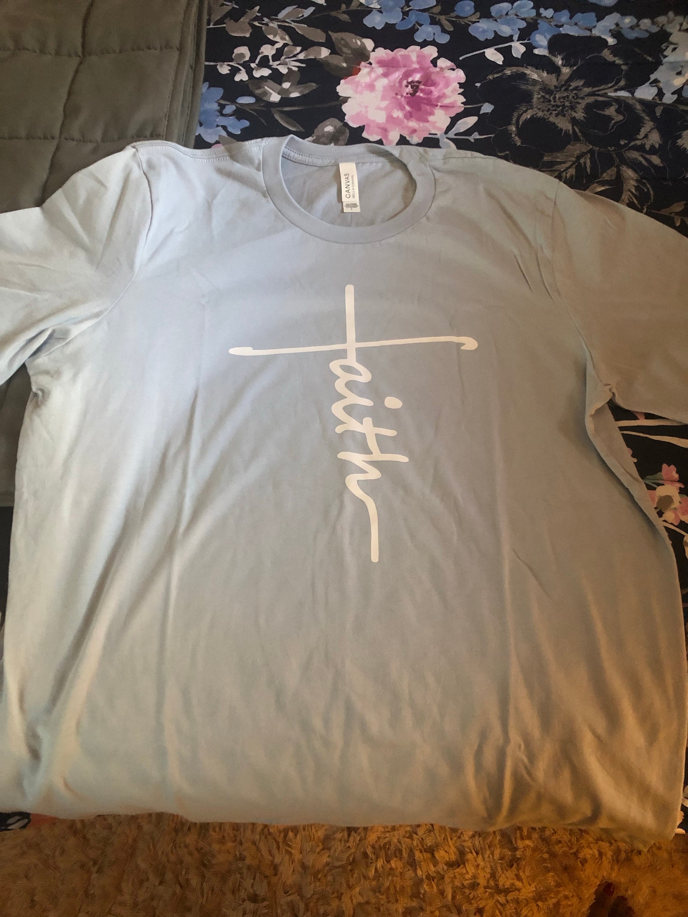 Faith Shirt, Faith Cross Shirt, Christian Gift, Faith Gift, Christian Shirts , Love and Grace Shirt, Faith Cross, Vertical Cross, Jesus