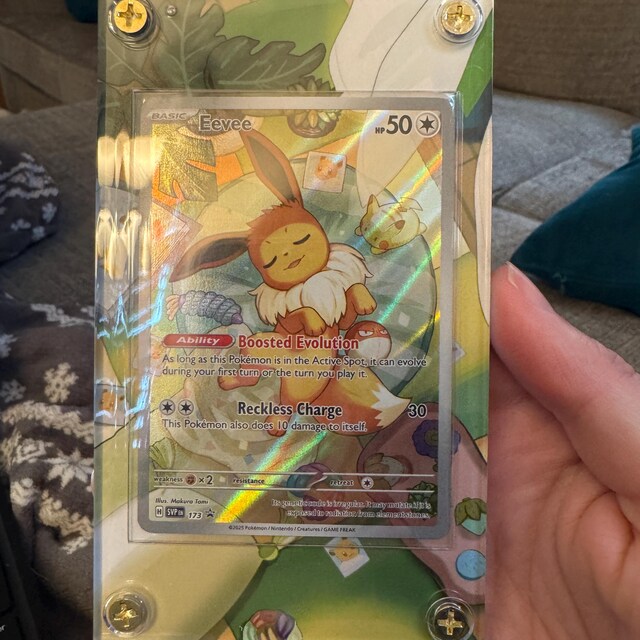 Prismatic Evolutions イーブイ ポケモンセンター プロモ 折りたたみ発送/傷や凹みなどがございます】 ポケモンカード