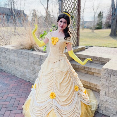 Belle Costume Adult Beauty and the Beast Disney Princess - Etsy