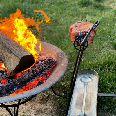 Petromax Adjustable Campfire Trammel Hook, Easily Adjust The Distance Between Your Outdoor Cooking Pots And Your Fire Up To 24 Inches~p110166045