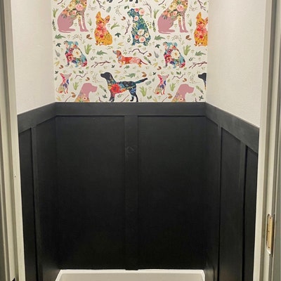 Floral Dogs Wallpaper 8 Patchwork Dogs by Shopcabin Floral Dogs Custom