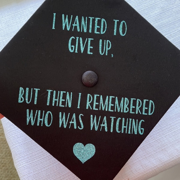 Custom Graduation Cap Iron on Transfer, Graduation Cap Decal, Custom ...