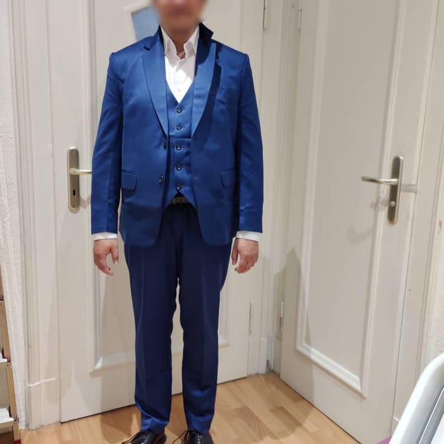 超値下げ【SHIPS】高級生地 美品 スリーピース ネイビー フォーマル 男性用ネイビーブルーのスリーピーススーツ | あらゆるシーンに
