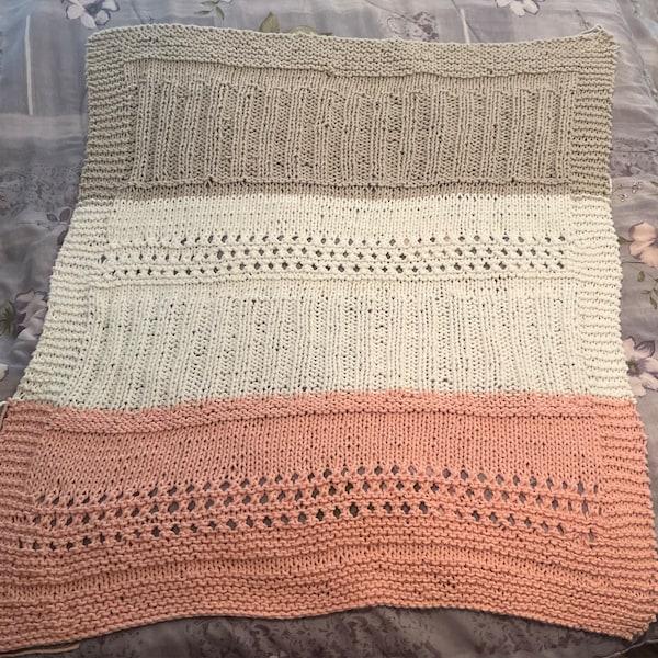 Fall Cuddler Easy Knit Throw Blanket Pattern, Chunky Knit Blanket ...