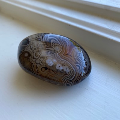 Rare AAA Natural Crystal Fossil Mineral Agate Raw Gemstone // Natural ...