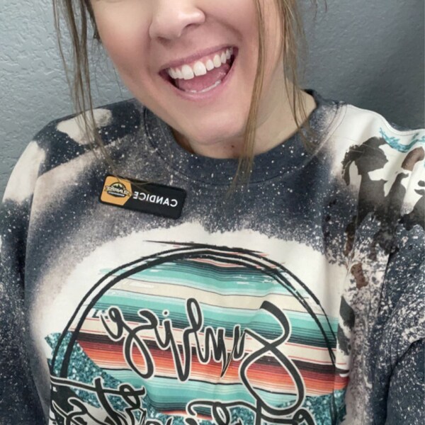 Baja Serape Print Women's Sweatshirt