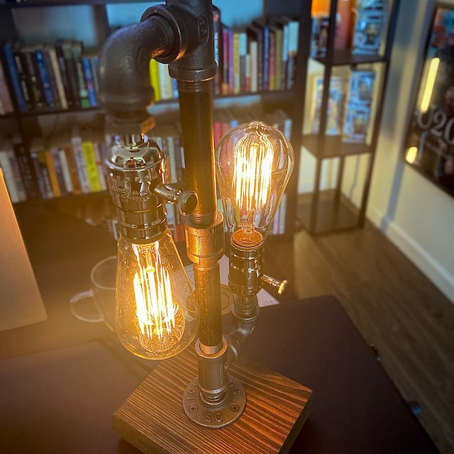 Edison Steampunk Lamp