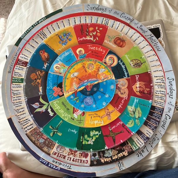 Orthodox Cyclical Calendar- Homeschool Calendar - Perpetual Calendar - Etsy