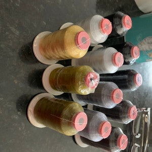 Polyester Machine Embroidery Thread 1000m Pink and Red Color - Etsy