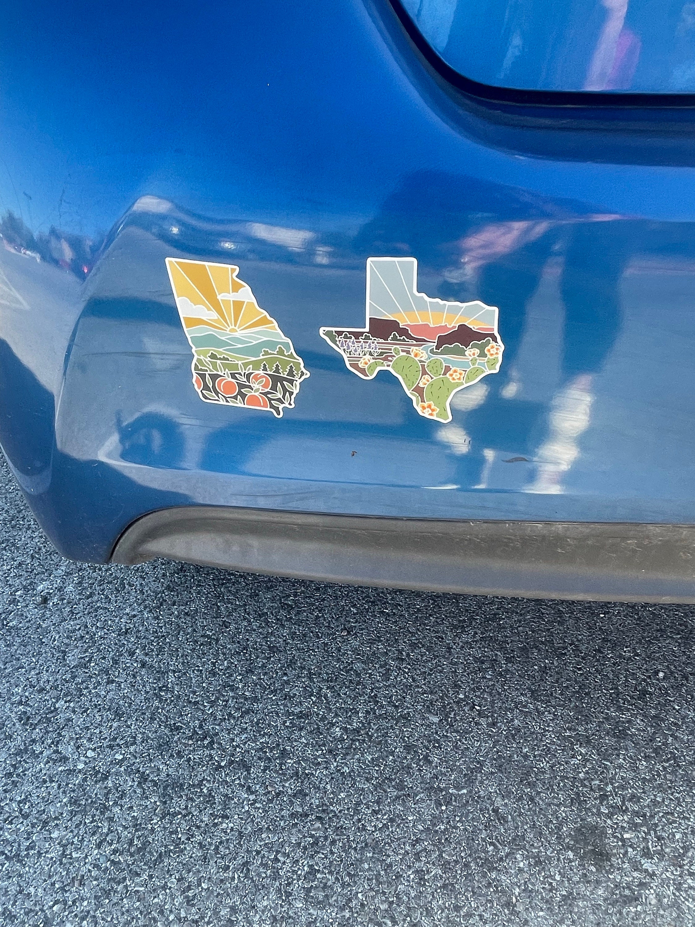 Texas Durable Sticker | High Quality Bumper Sticker | United States Vinyl Decal | Weatherproof Sticker | Water Bottle Sticker | 4&quot;