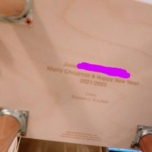 Rachel added a photo of their purchase