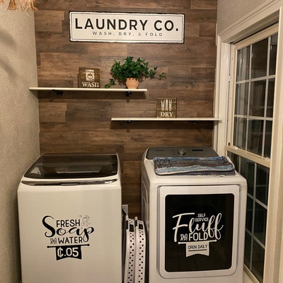 Laundry Room Decals Fresh Soap and Water .05 Cents / Self - Etsy