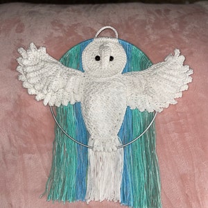 Barn Owl Wall Hanging Crochet Pattern PDF File - Etsy