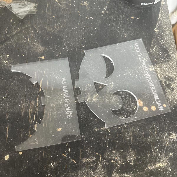 Jack-o-lantern Router Templates Made From Acrylic - Etsy