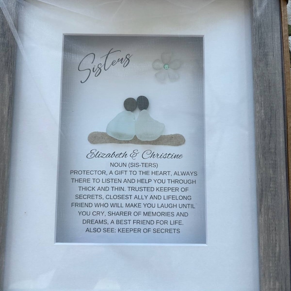 Memorial Gift Sorry for Your Loss Gift Sea Glass Art Sympathy Gif…