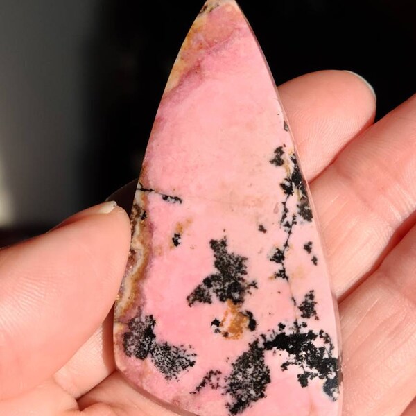 Rhodonite From Foresthill, California Cabochon RH2H - Etsy