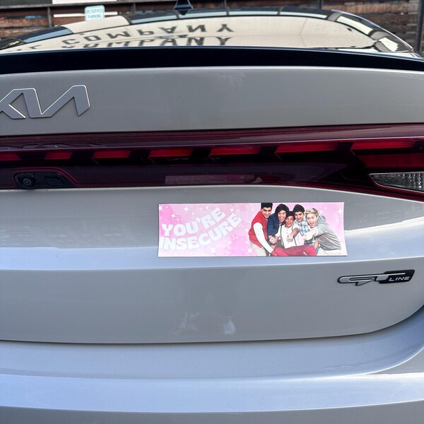 Youre Insecure One Direction Indoor/outdoor Kiss-cut Vinyl Sticker ...