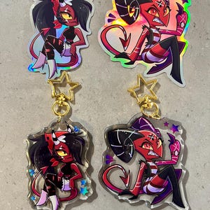 アクリルキーホルダー：ヘルヴァボス（アスモデウス、ステラ