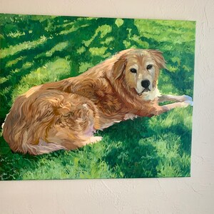 Original Oil Painting on Canvas, Water Lilies Oil Painting, Water Lily