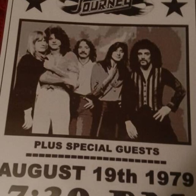JOURNEY 1979 Chicago Live Show Laminated Print - Etsy