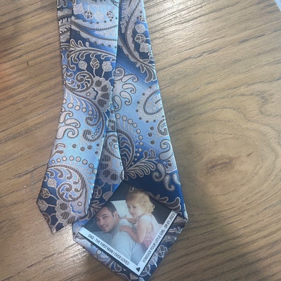Custom Photo Tie Patch Father of the Bride Groom Gift Neck Ties for ...