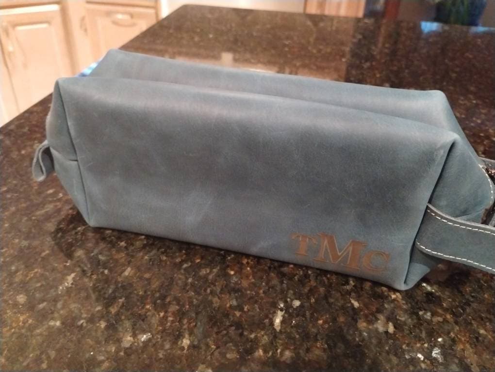 Groomsmen Gifts Personalized, Mens Leather Toiletry Bag, Groomsmen Proposal Gifts Box, Wedding Gift, Groomsman Best Man Gift, Wedding Favors