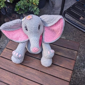 Buy Everly the Elephant Crochet PDF Pattern ONLY Digital File Online in ...