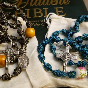 PREPARE Knotted Rosary Rope Rosary twine Rosary Cord Rosary First ...