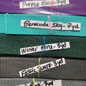 1 Inch Wide Cotton Webbing 25mm Colored Webbing by the Yard - Etsy