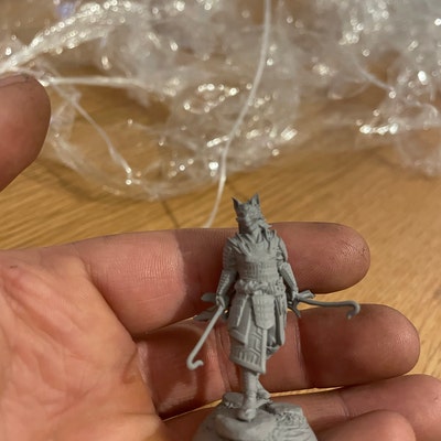 Kitsune Female Masked Fighter Miniature Samurai Dungeons and Dragons ...