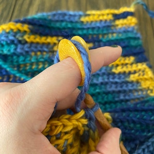 Knitting Tension Rings, Authentic 1 Loop Knitting Crochet Rings