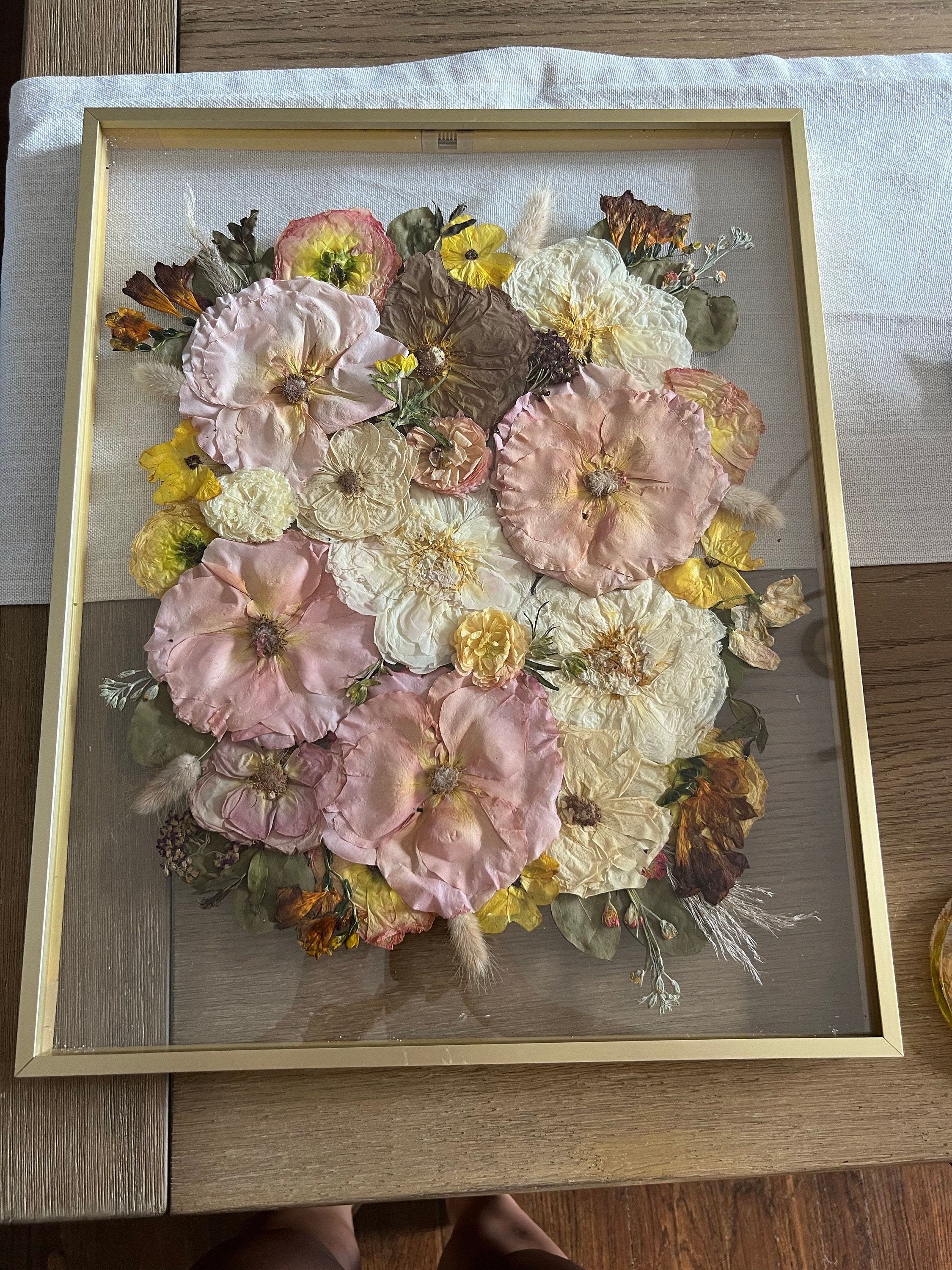 Preserved flowers from Jenn's etsy review