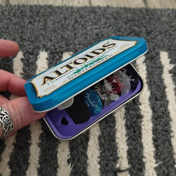 Altoids Guitar Pick Case - 3D Printed, Tin Optional (picks Not Included ...