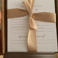 Personalised Guess the Gender Game Cards Gender Reveal Party Baby in